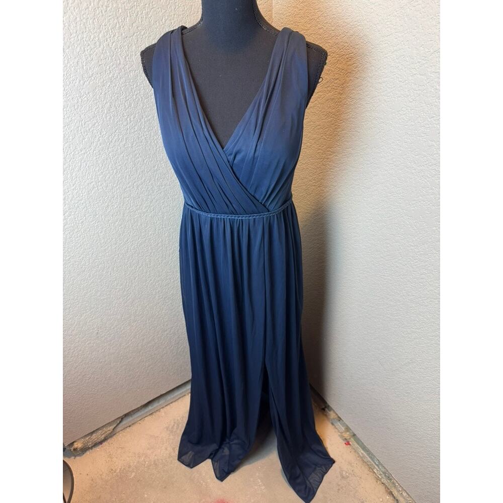 Azazie Navy Blue Mini Dress